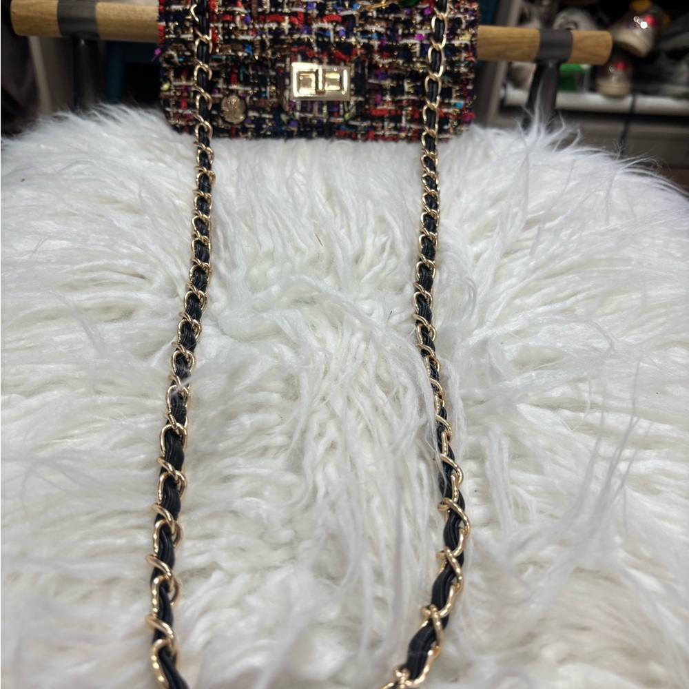 Codogirl exclusive Multicolor Tweed Women Bag - Picture 6 of 6